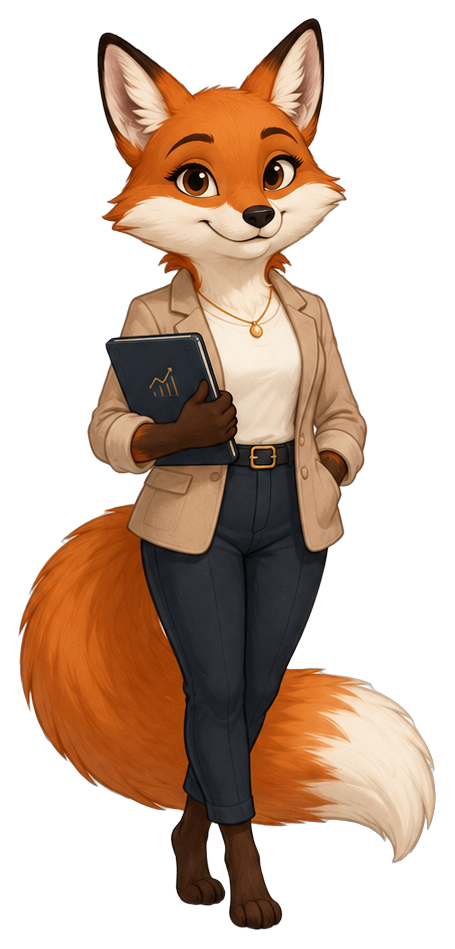 Trixie, holding a tablet